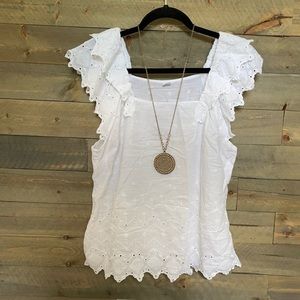 Old Navy ruffle sleeve top